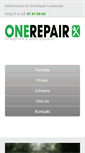 Mobile Screenshot of onerepair.dk